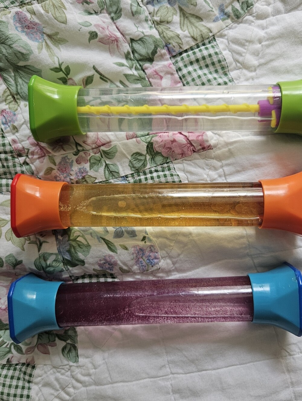 Sensory Sticks Hand 2 Mind Glitter Developmental Toys Babies Toddlers
